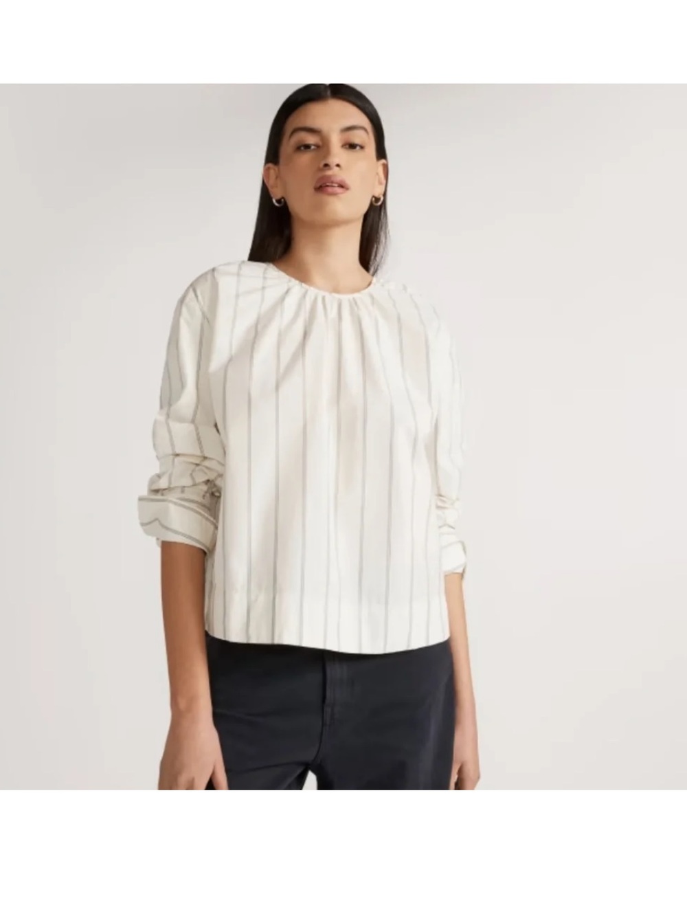 Everlane the Poplin Breeze Shirt Medium - Picture 2 of 7